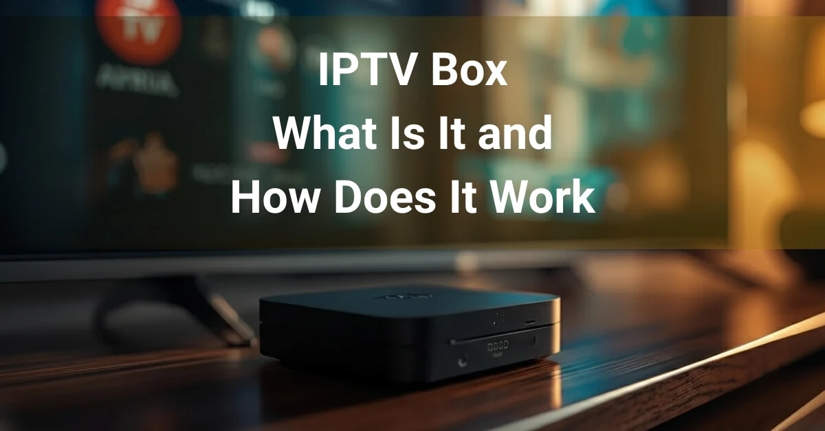 IPTV Box: What Is It and How Does It Work